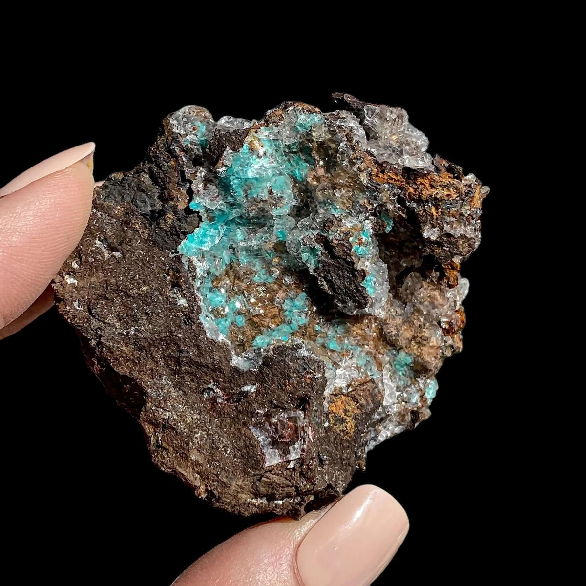 Rosasite for Tranquility and Clarity | Stock Q Mooncat Crystals