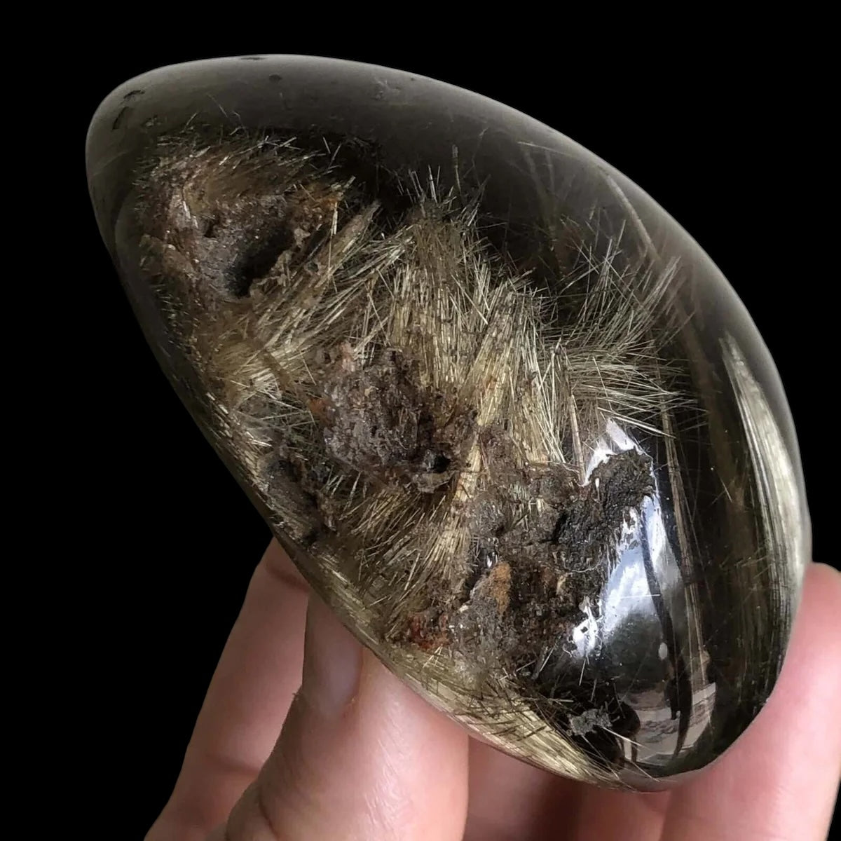 Rutilated Smoky Quartz for Clarity and Manifestation Mooncat Crystals