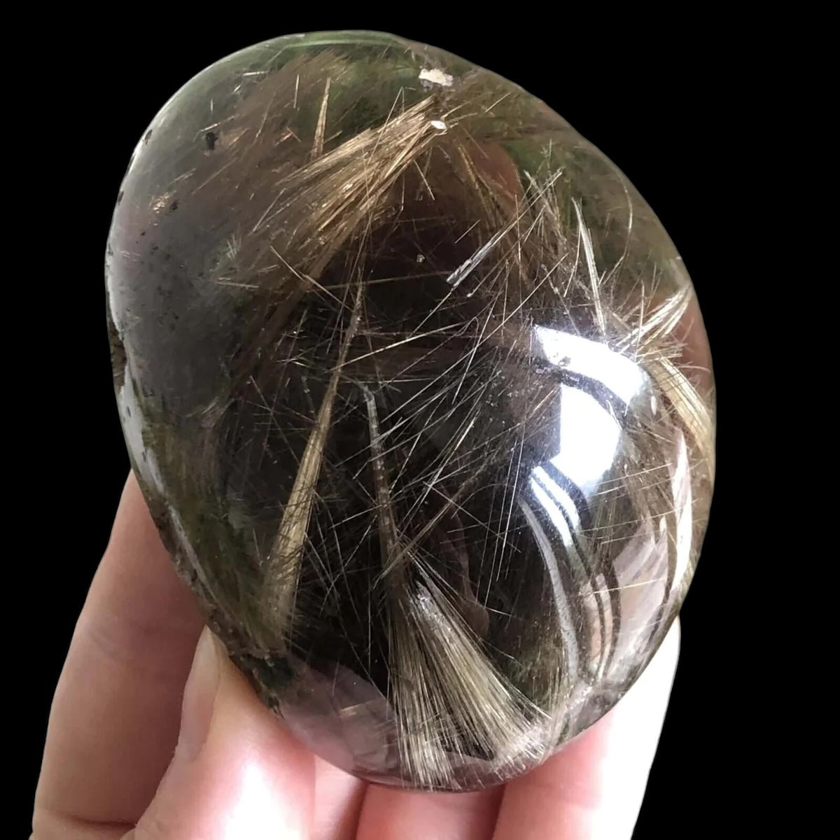 Rutilated Smoky Quartz for Clarity and Manifestation Mooncat Crystals