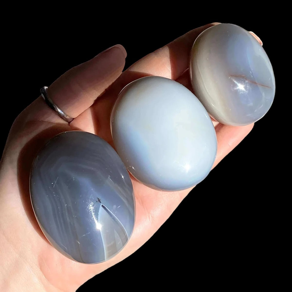 STABILIZING + GROUNDING:: Agate Palm Stone | You Choose Mooncat Crystals