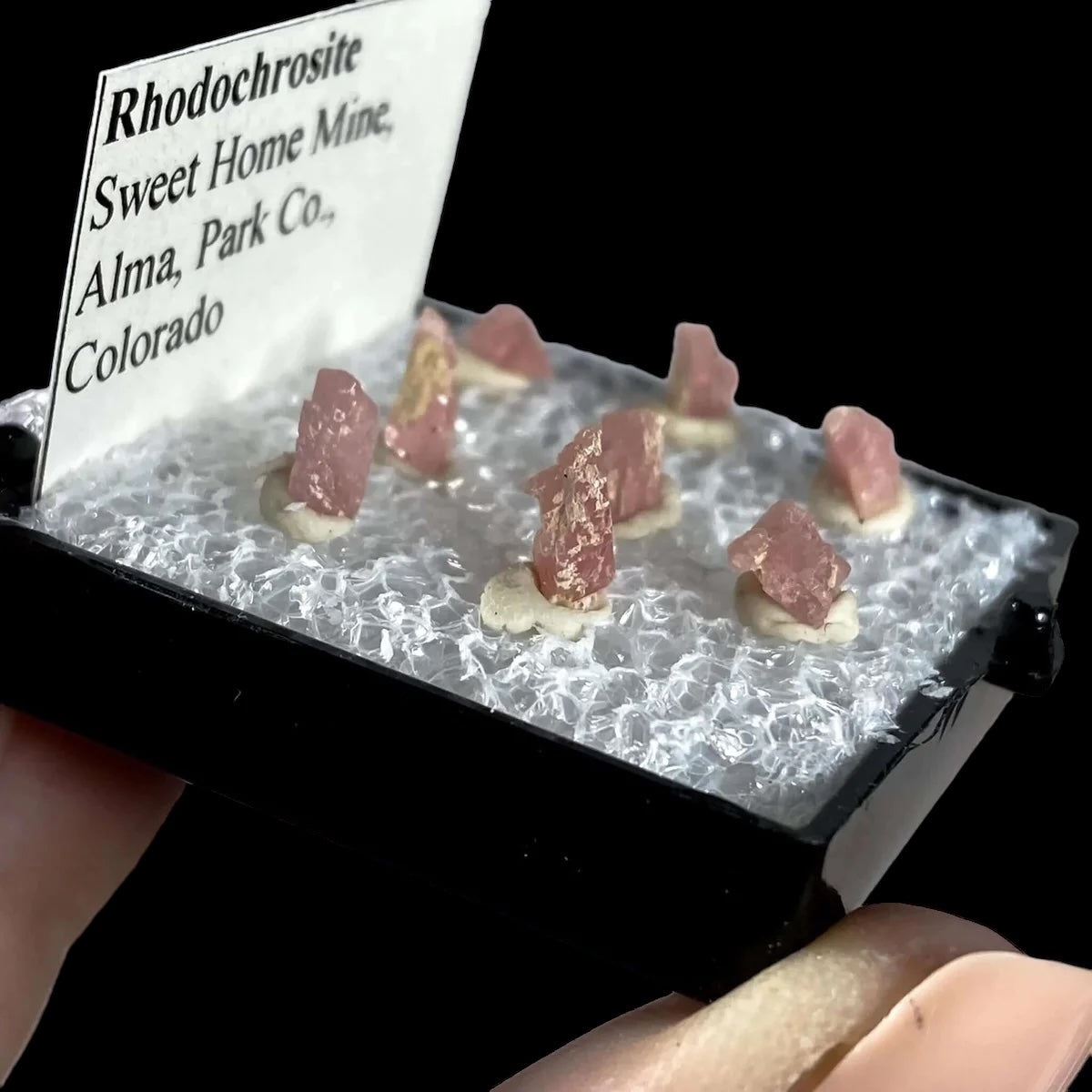 Seet Home Mine Rhodochrosite Thumbnails for Love and Emotional Healing | Sweet Home Mine Mooncat Crystals