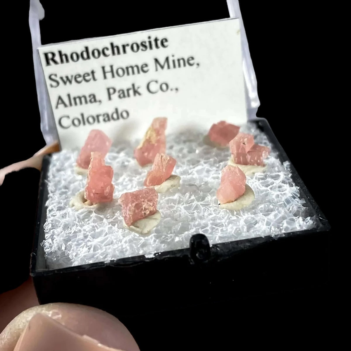 Seet Home Mine Rhodochrosite Thumbnails for Love and Emotional Healing | Sweet Home Mine Mooncat Crystals