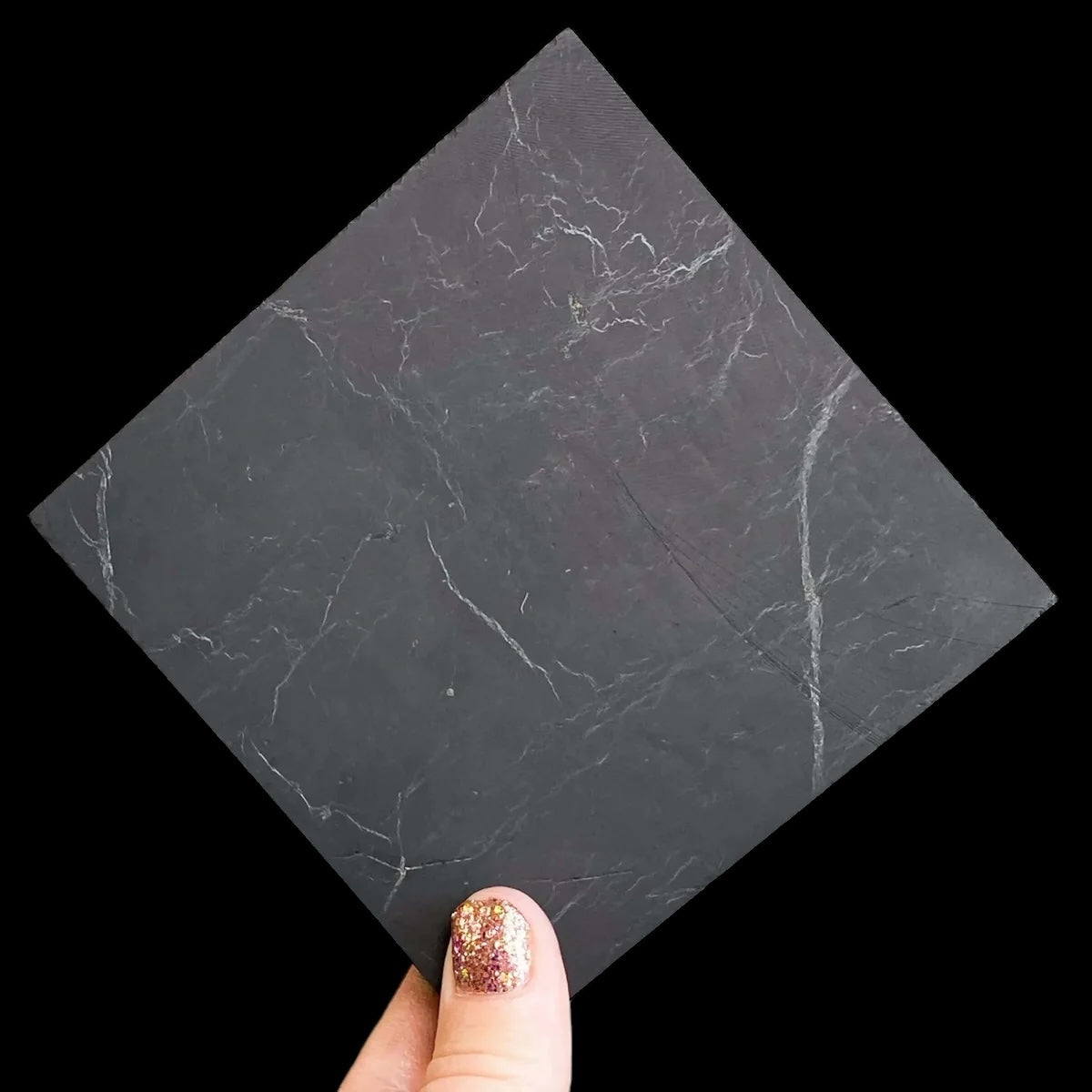 Shungite Square Tile for Purification and Protection | 4” Mooncat Crystals