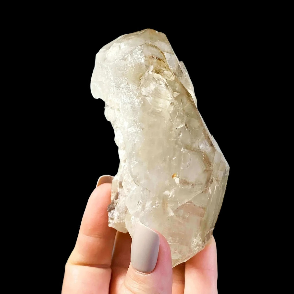 Smoky Elestial Quartz for Transformation and Protection | Stock C Mooncat Crystals