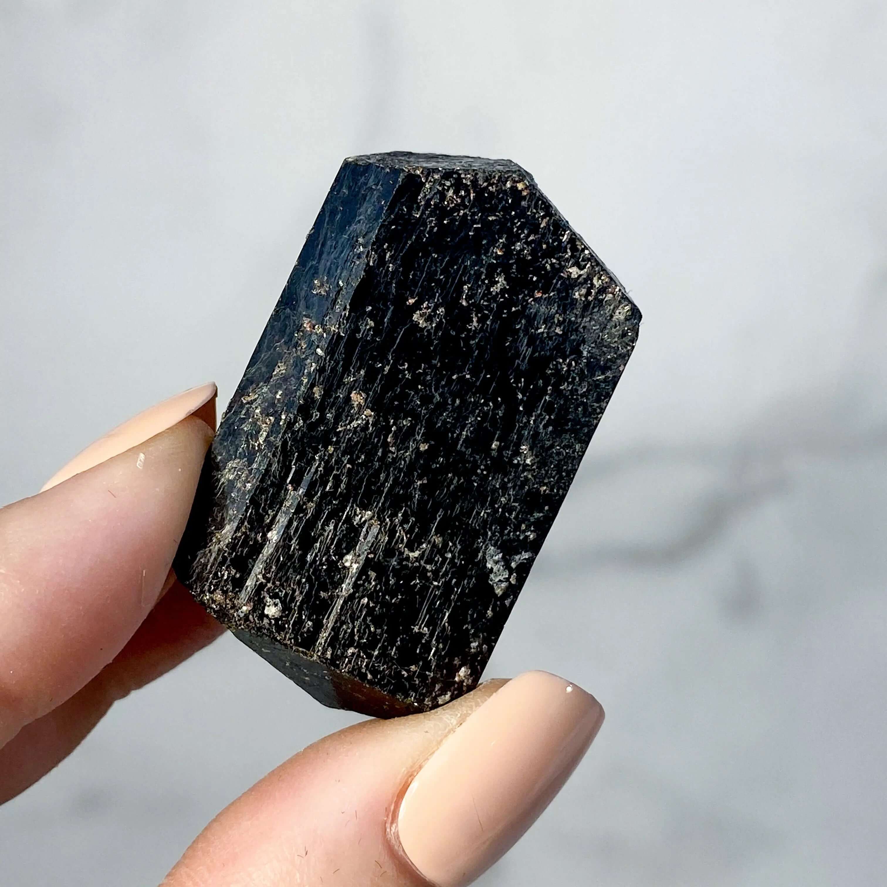 Terminated Black Tourmaline | Stock B Mooncat Crystals