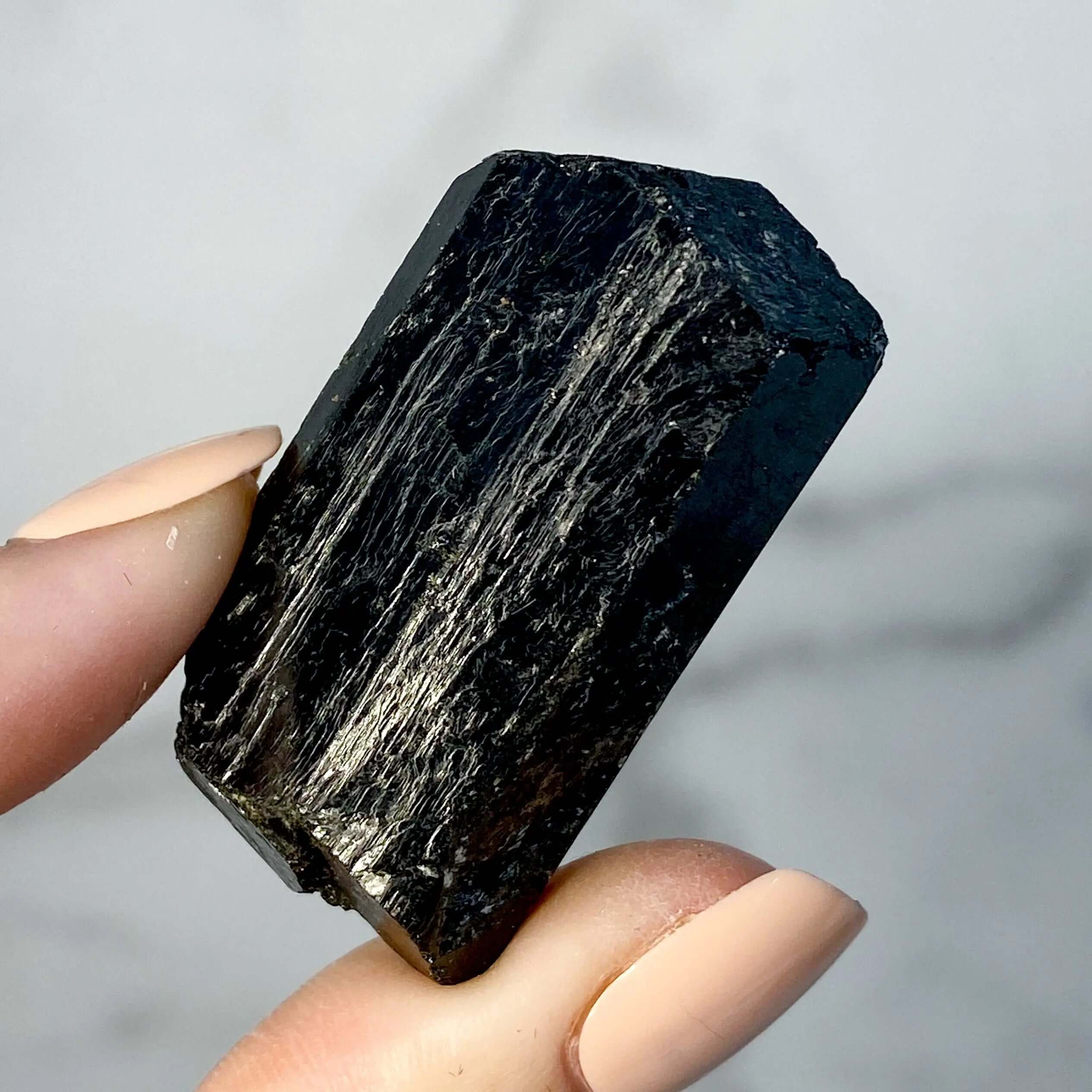 Terminated Black Tourmaline | Stock C Mooncat Crystals