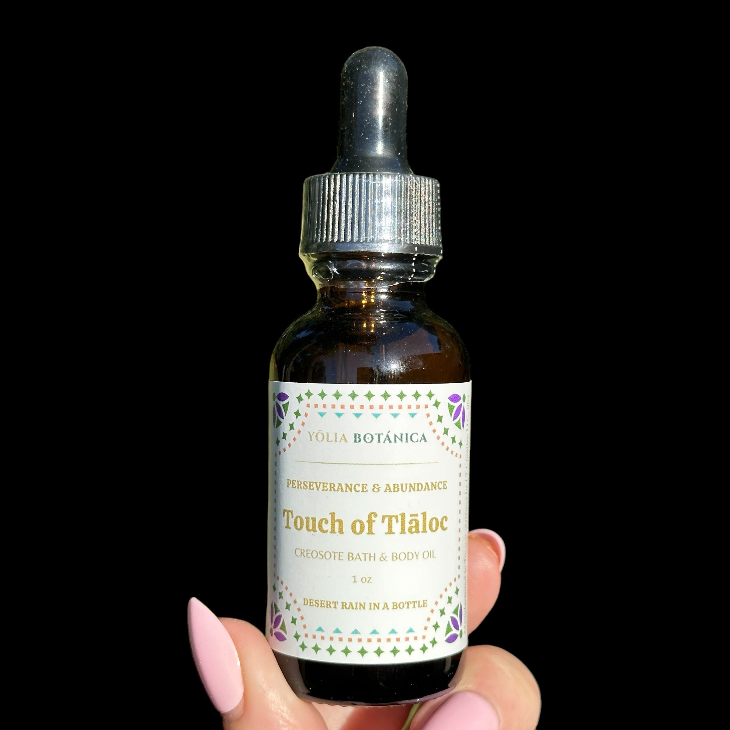 Touch of Tlāloc - Creosote Bath & Body Oil for Perseverance and Abundance Mooncat Crystals