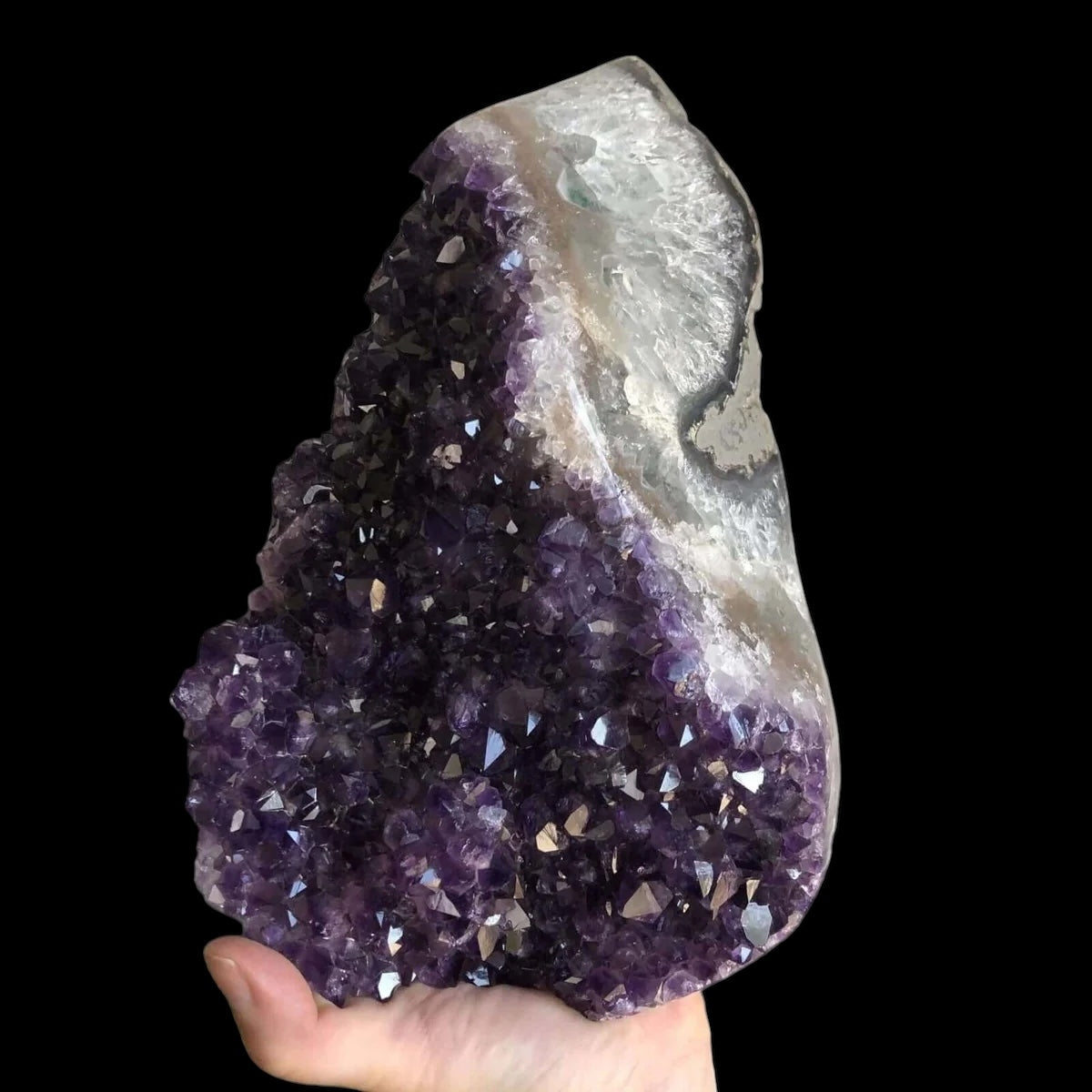 Uruguayan Amethyst Geode for Balance and Intuition Mooncat Crystals