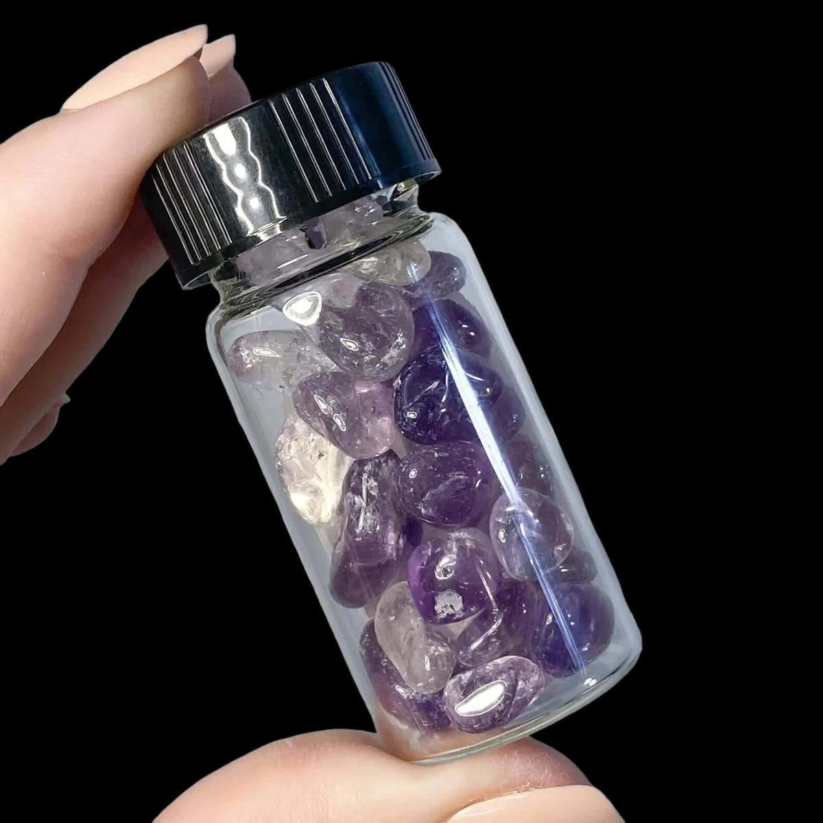 Amethyst Tumbles - Mooncat Crystals