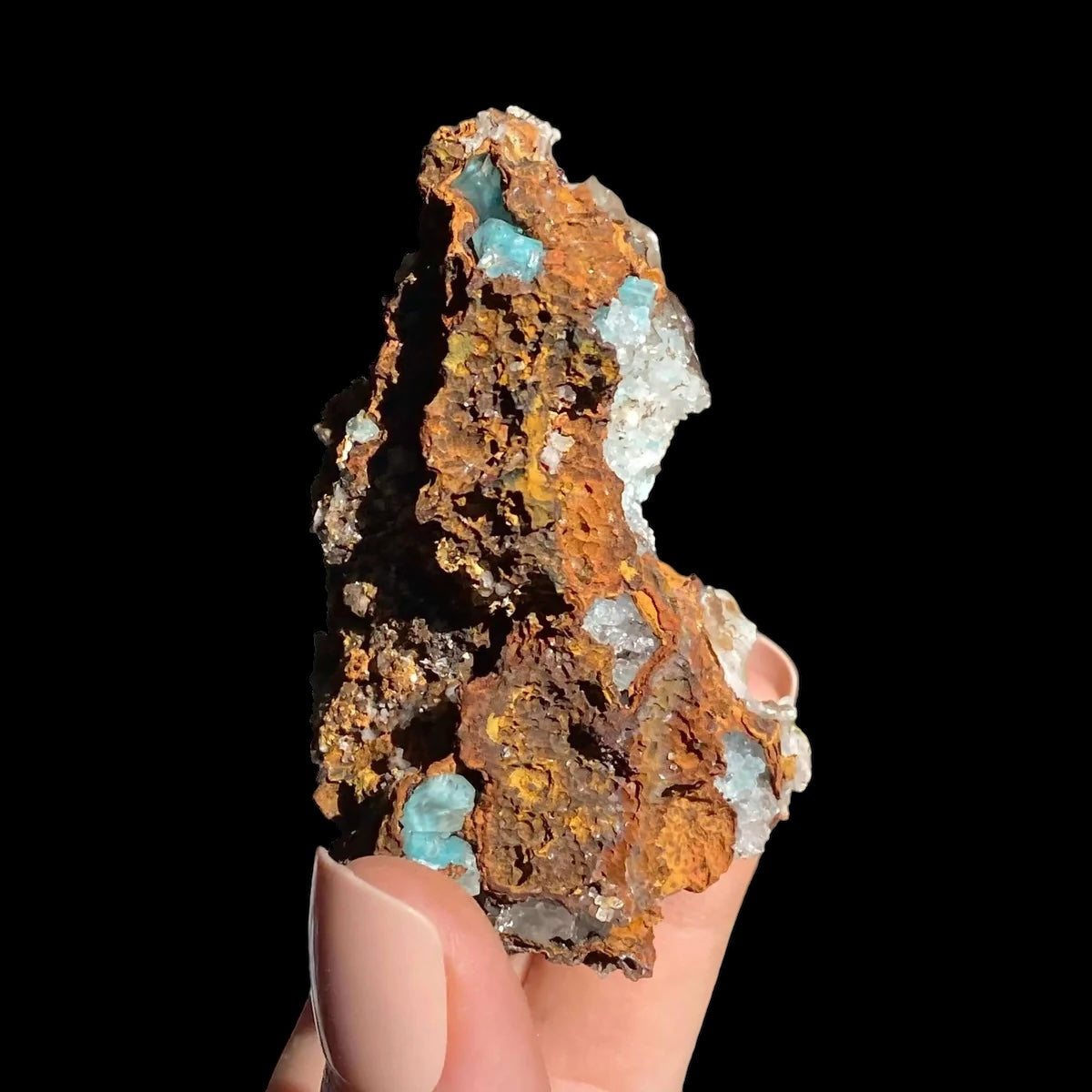 Aurichalcite with Calcite | Stock D - Mooncat Crystals