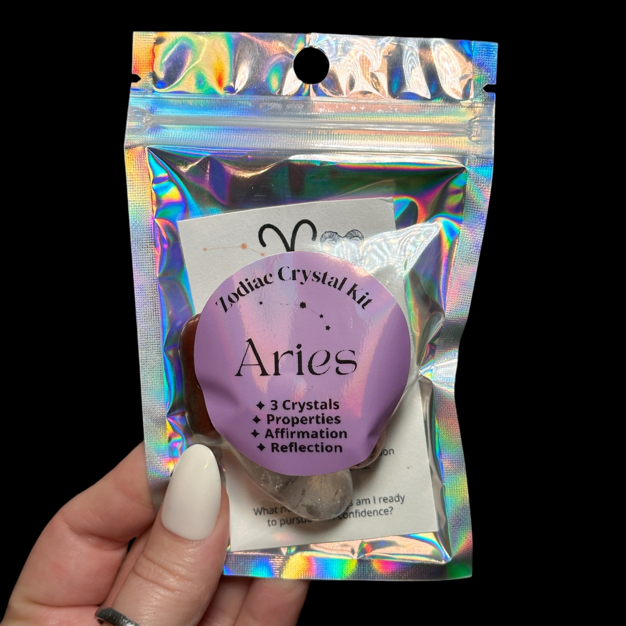 Crystals for Aries Zodiac Crystal Kit - Mooncat Crystals