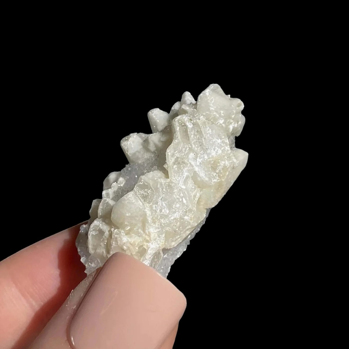 Druzy Pink Danburite with Calcite | Stock MM - Mooncat Crystals