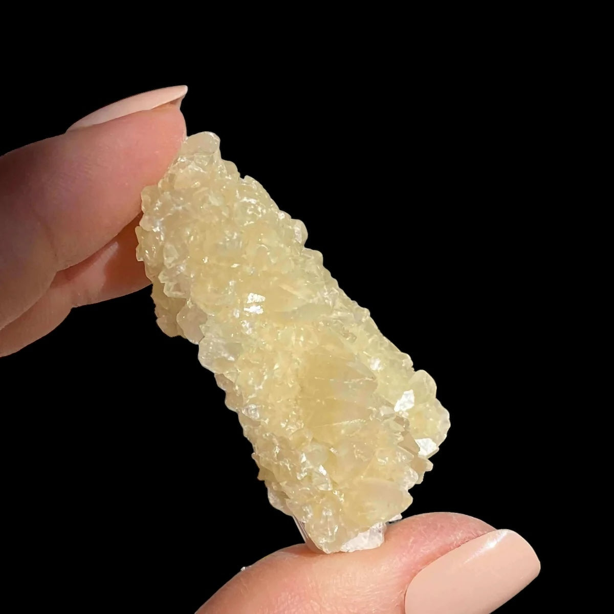 Druzy Pink Danburite with UV-Reactive Calcite | Stock TT - Mooncat Crystals