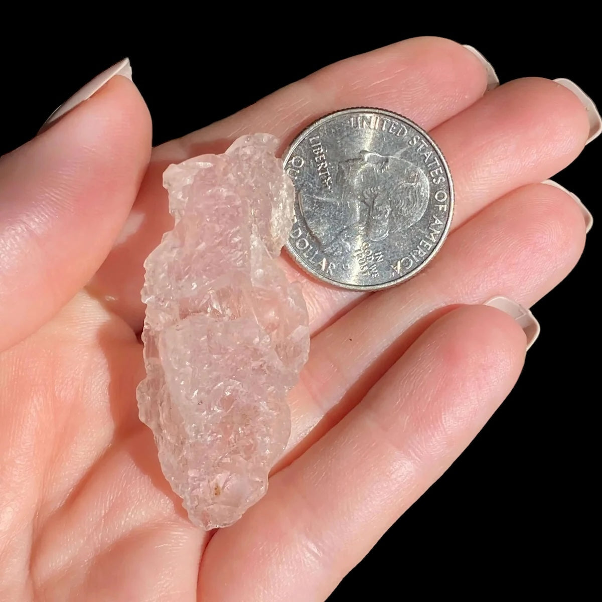 Etched Morganite | Stock C - Mooncat Crystals