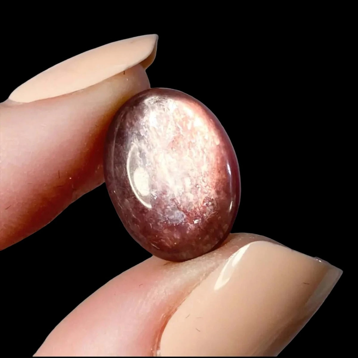 Gem Lepidolite Flat-Back Cabochon | Intuitive Select - Mooncat Crystals