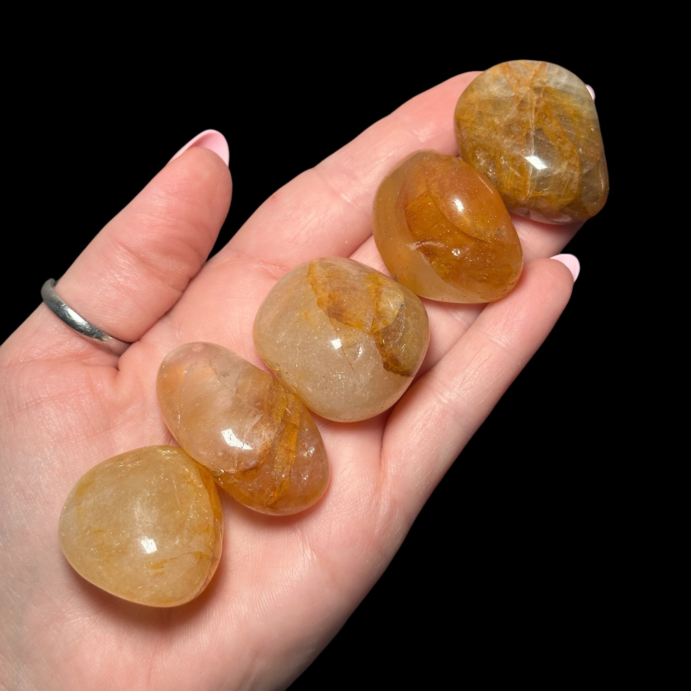 Golden Healer Tumbles - Large - Mooncat Crystals