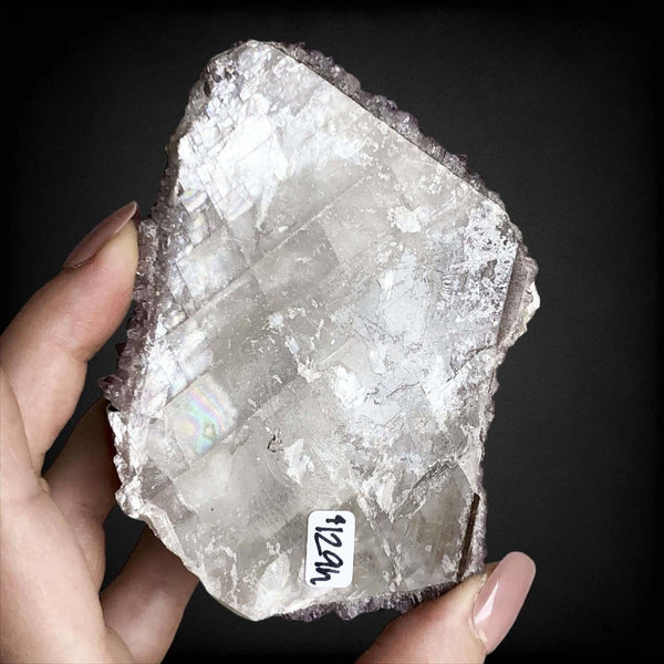 Rare Amethyst Over Calcite | Stock H