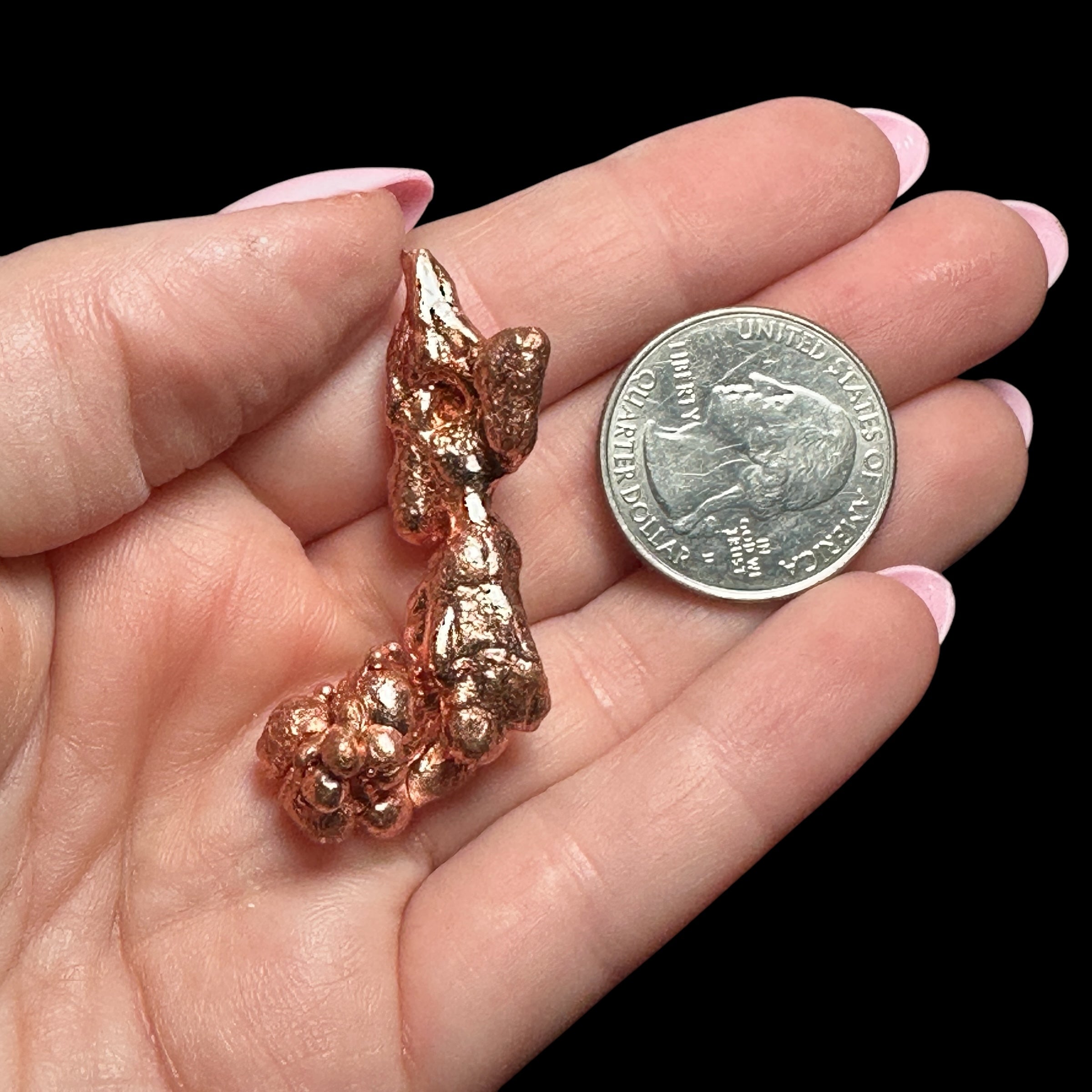 Michigan Copper Splash Freeform - Mooncat Crystals