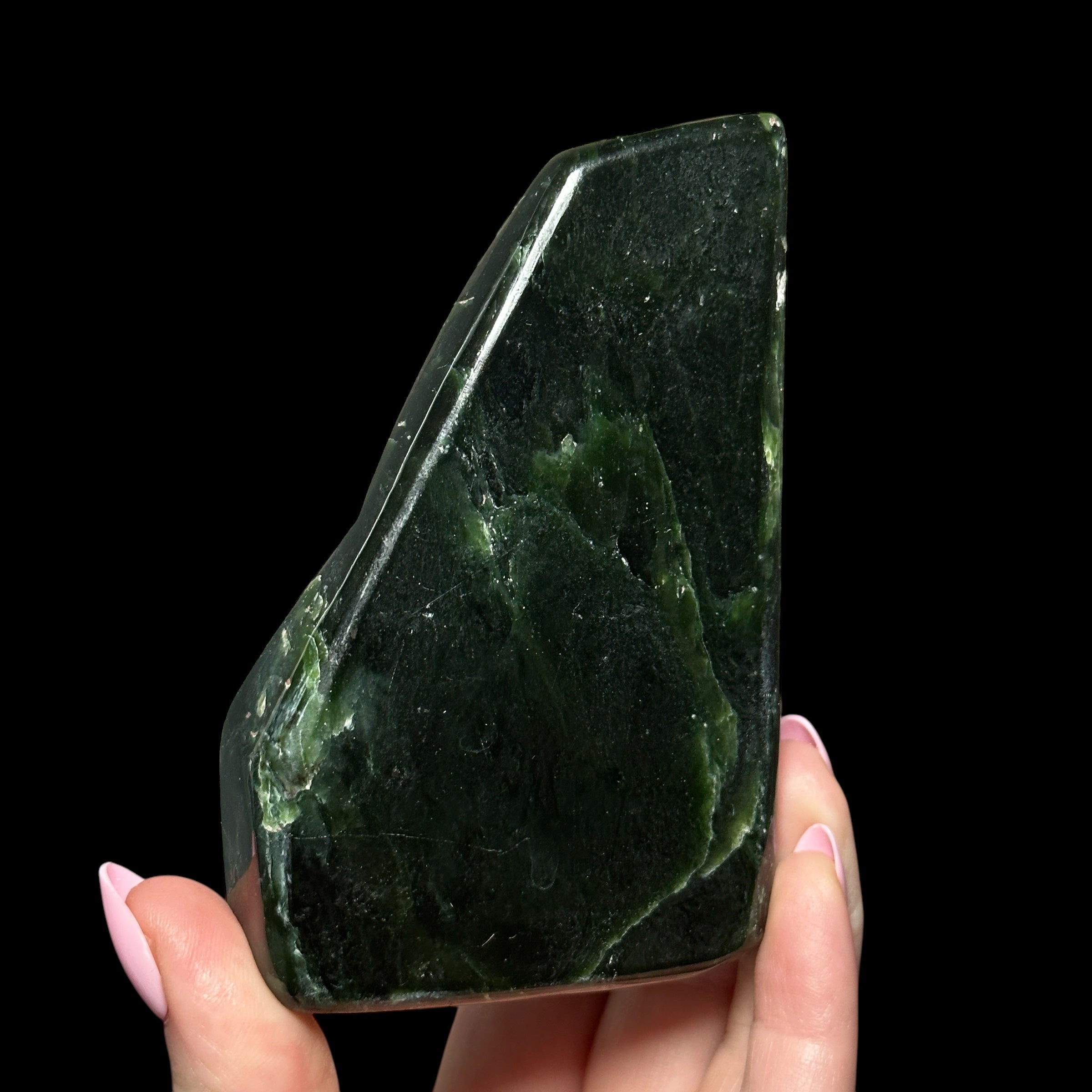 Nephrite Jade Freeform - Mooncat Crystals