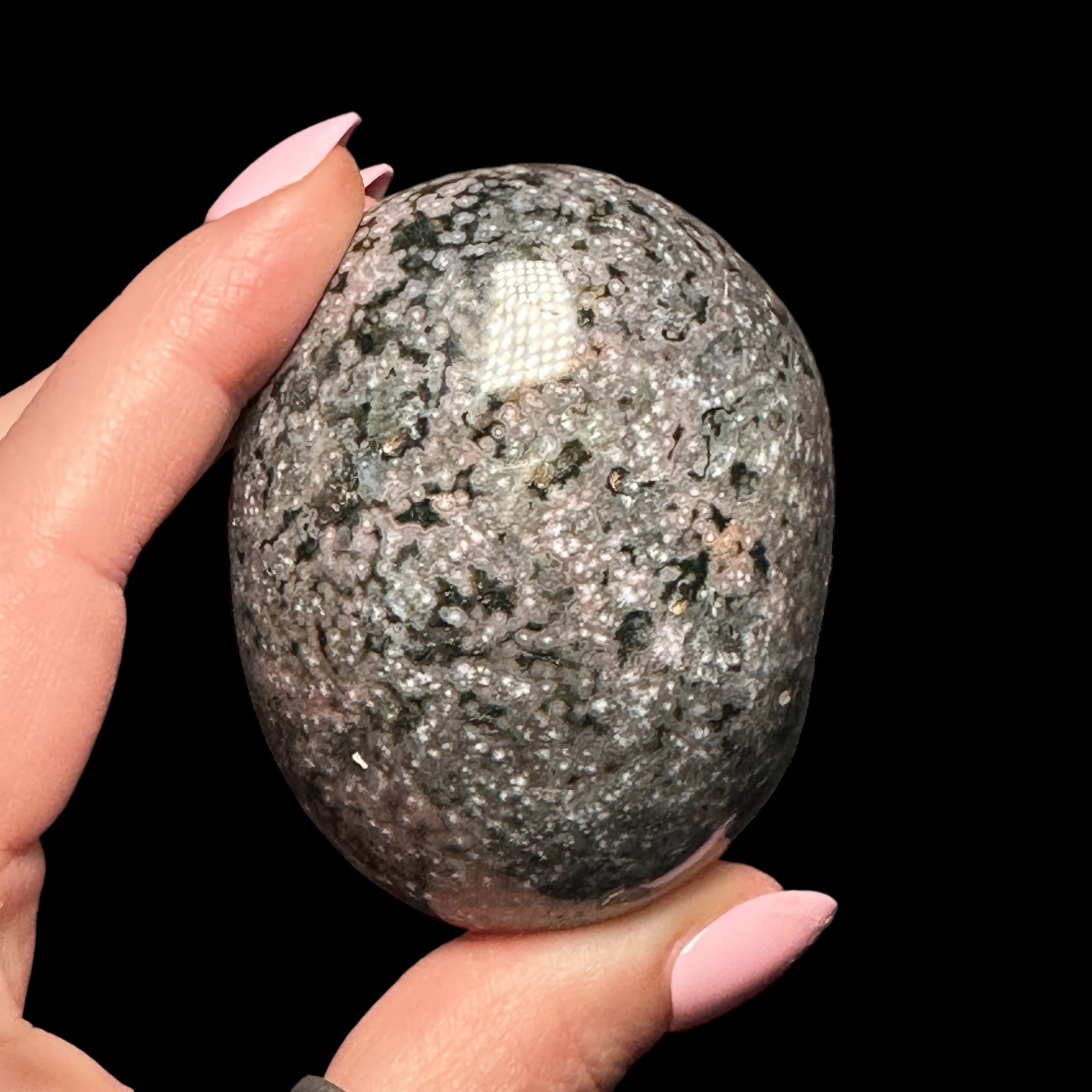 Ocean Jasper Palm Stone - Mooncat Crystals