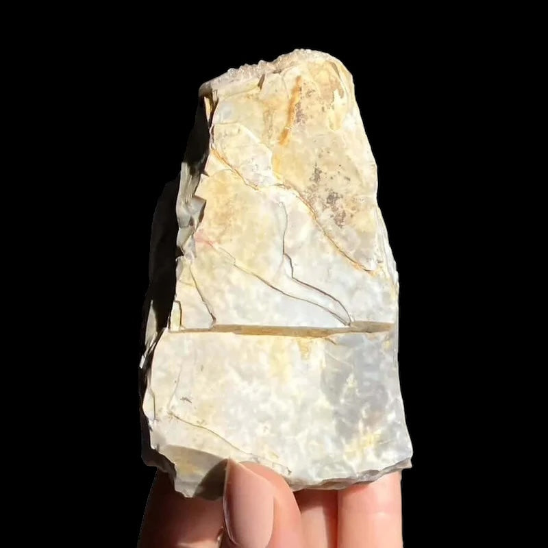 Ohio Flint with Druzy Quartz | Stock L - Mooncat Crystals