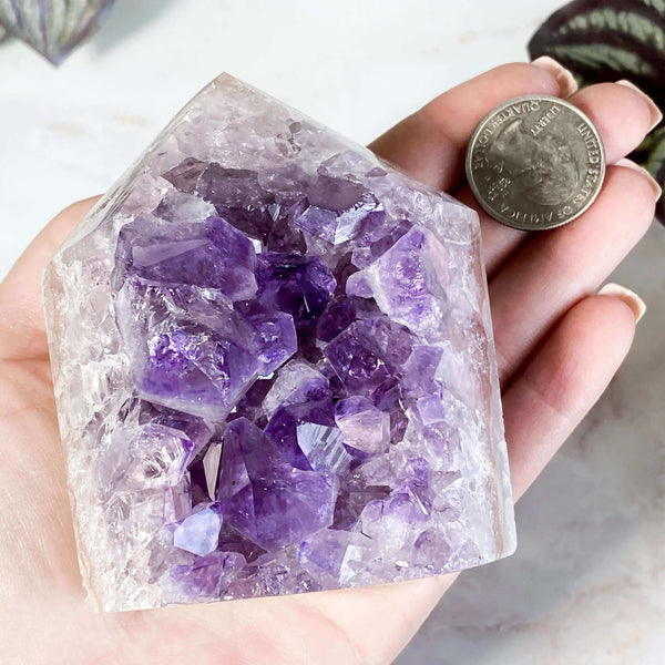 Amethyst Geode Tower | Stock G Mooncat Crystals