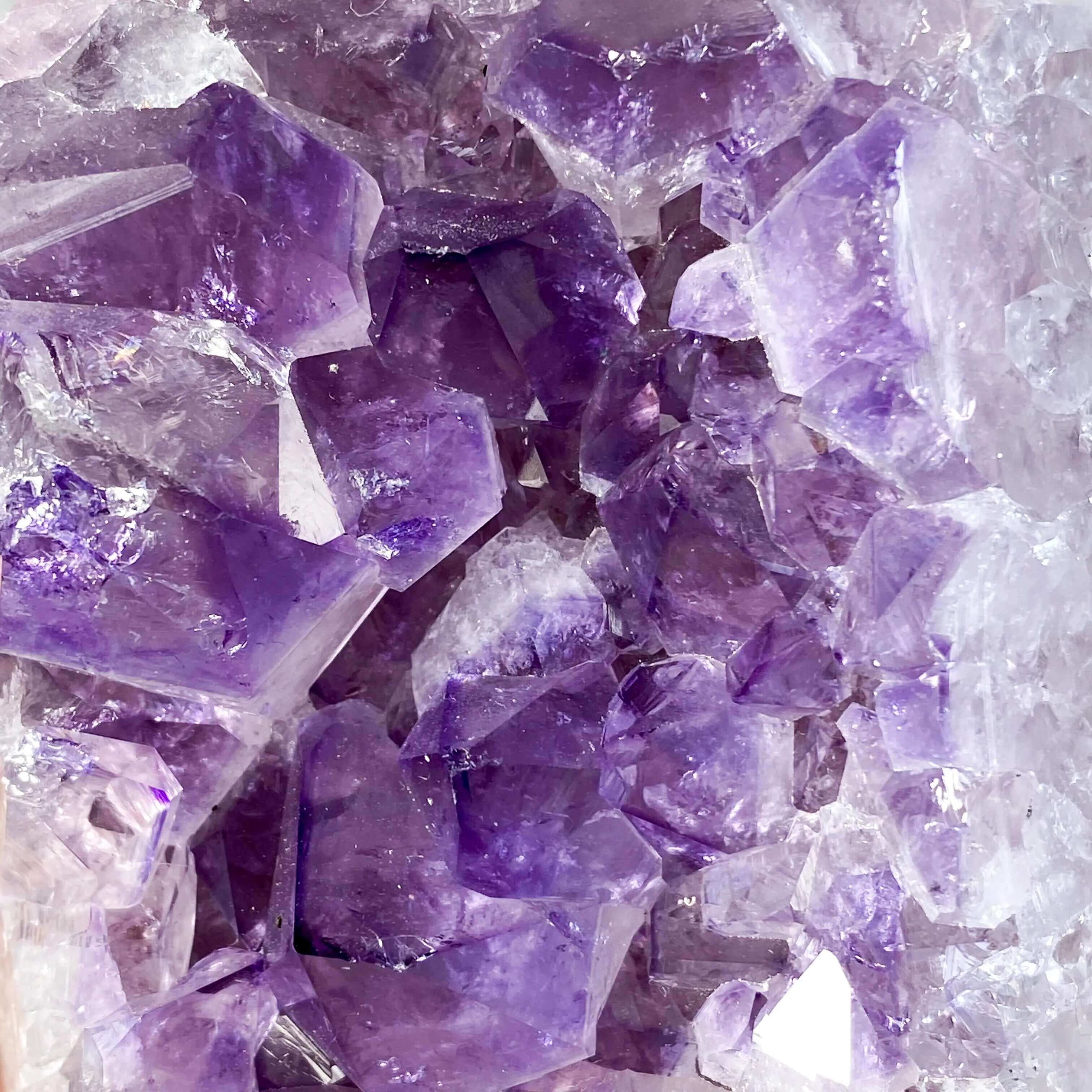 Amethyst Geode Tower for Balance and Intuition | Stock G Mooncat Crystals