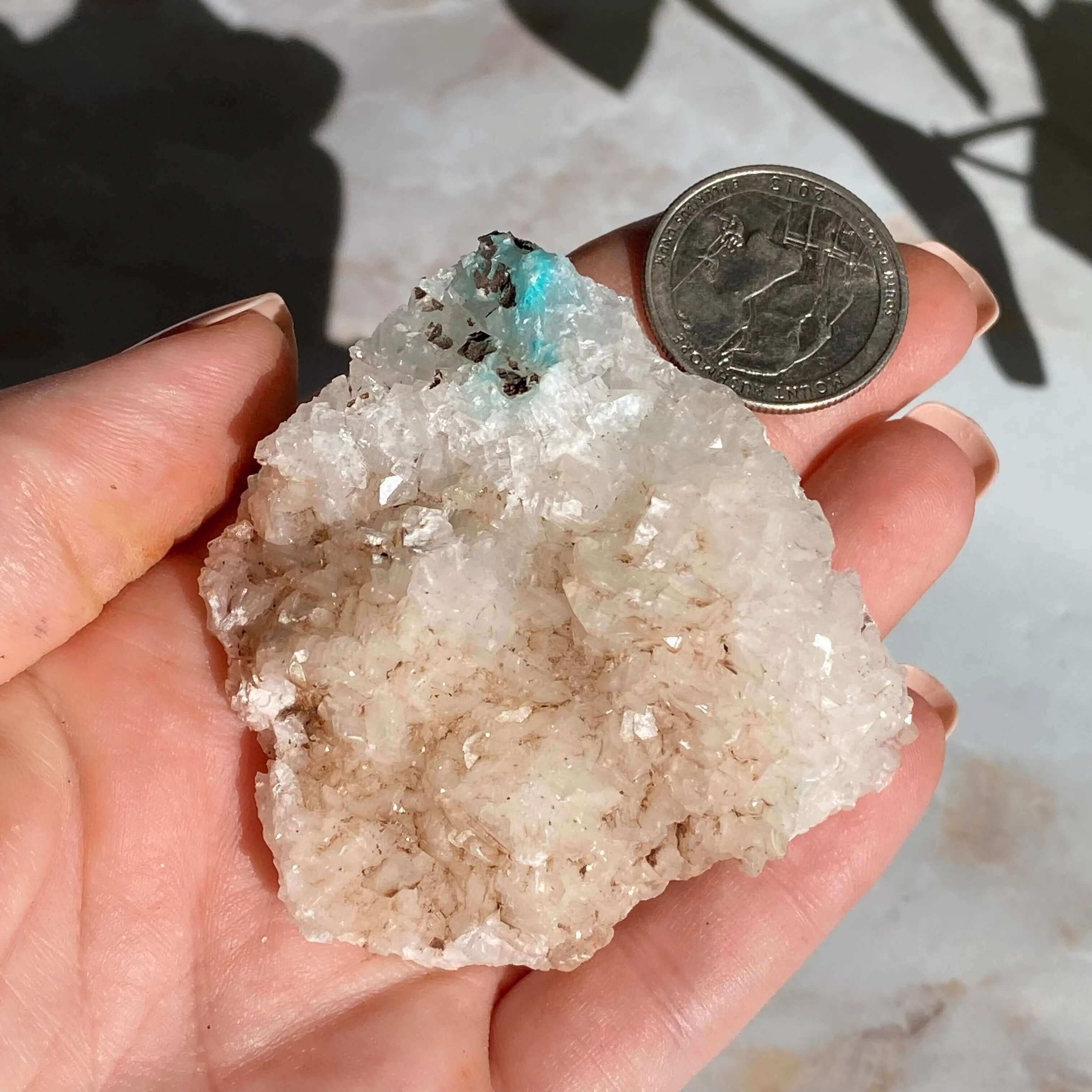 Aurichalcite with Calcite | Stock E Mooncat Crystals