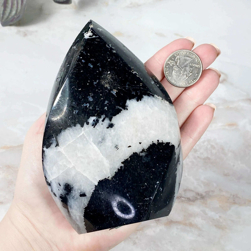 Black Tourmaline Flame | Stock A Mooncat Crystals