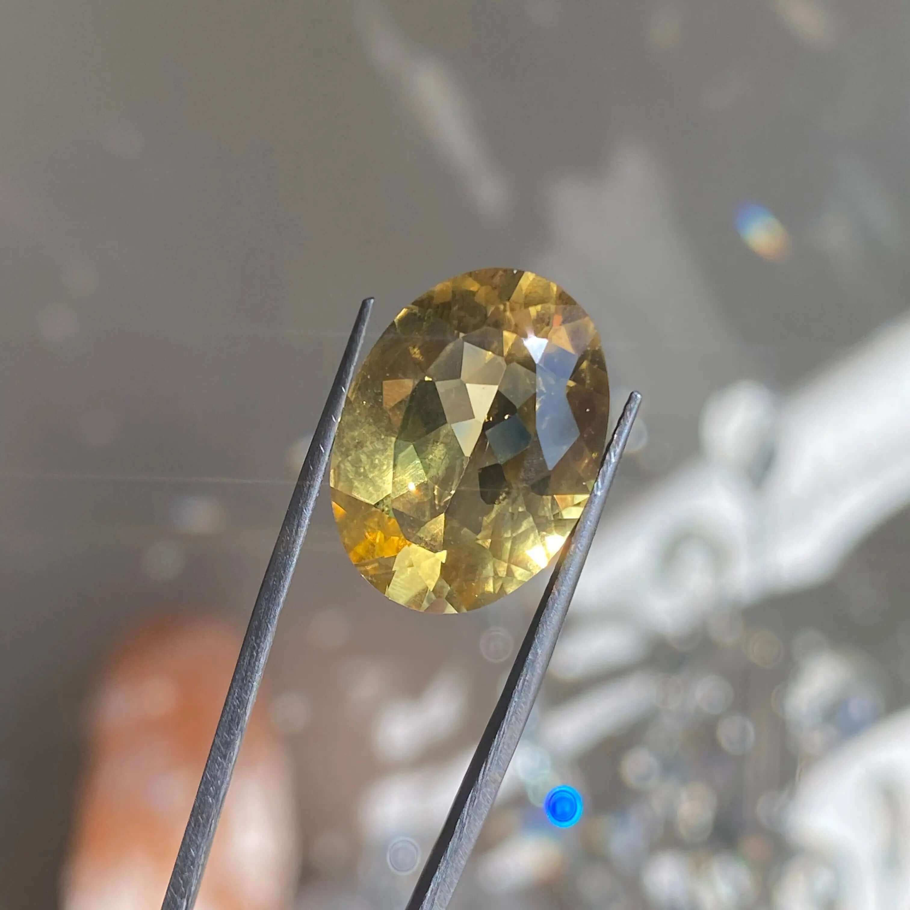 Faceted Natural Citrine for Wealth and Success | Stock A Mooncat Crystals