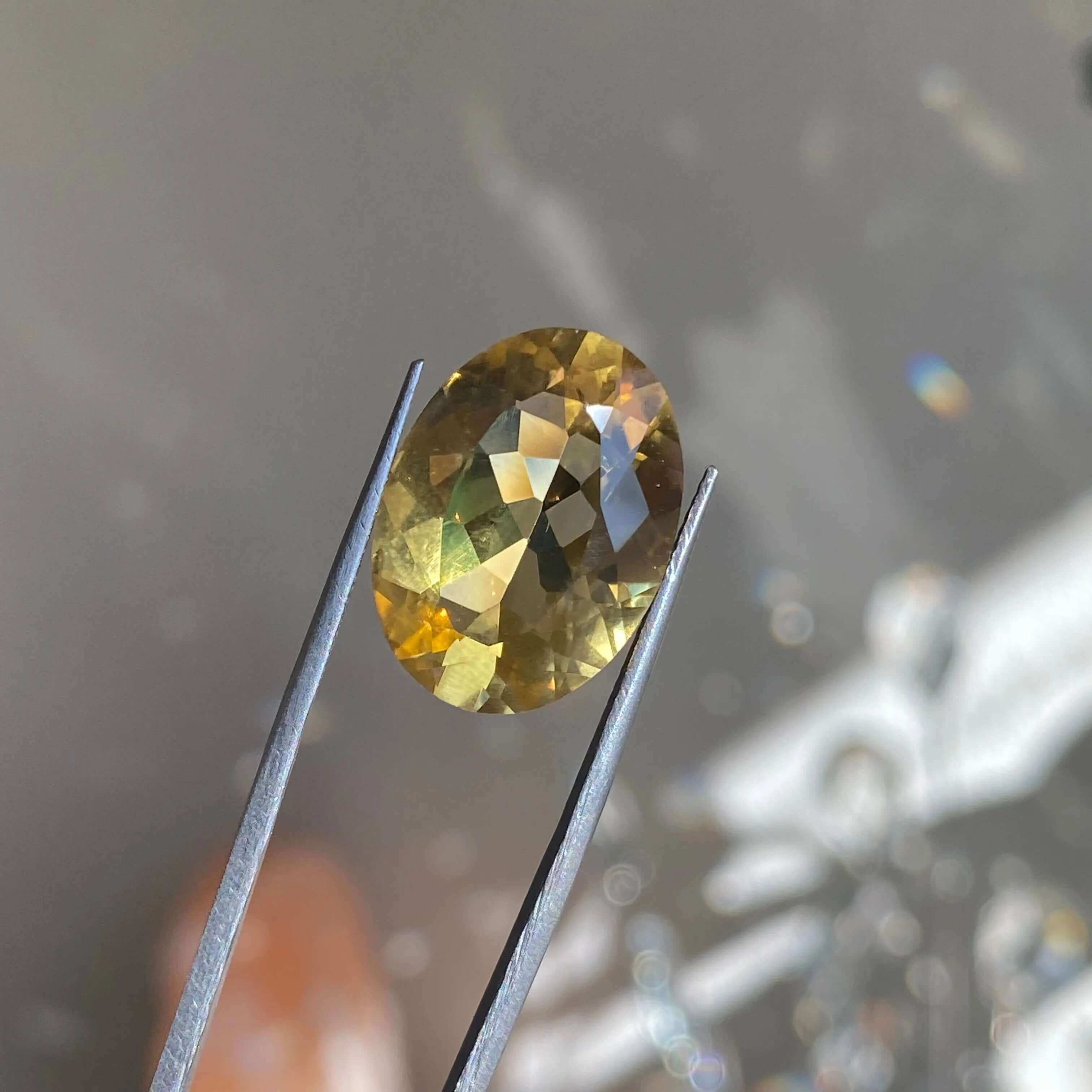 Faceted Natural Citrine for Wealth and Success | Stock A Mooncat Crystals