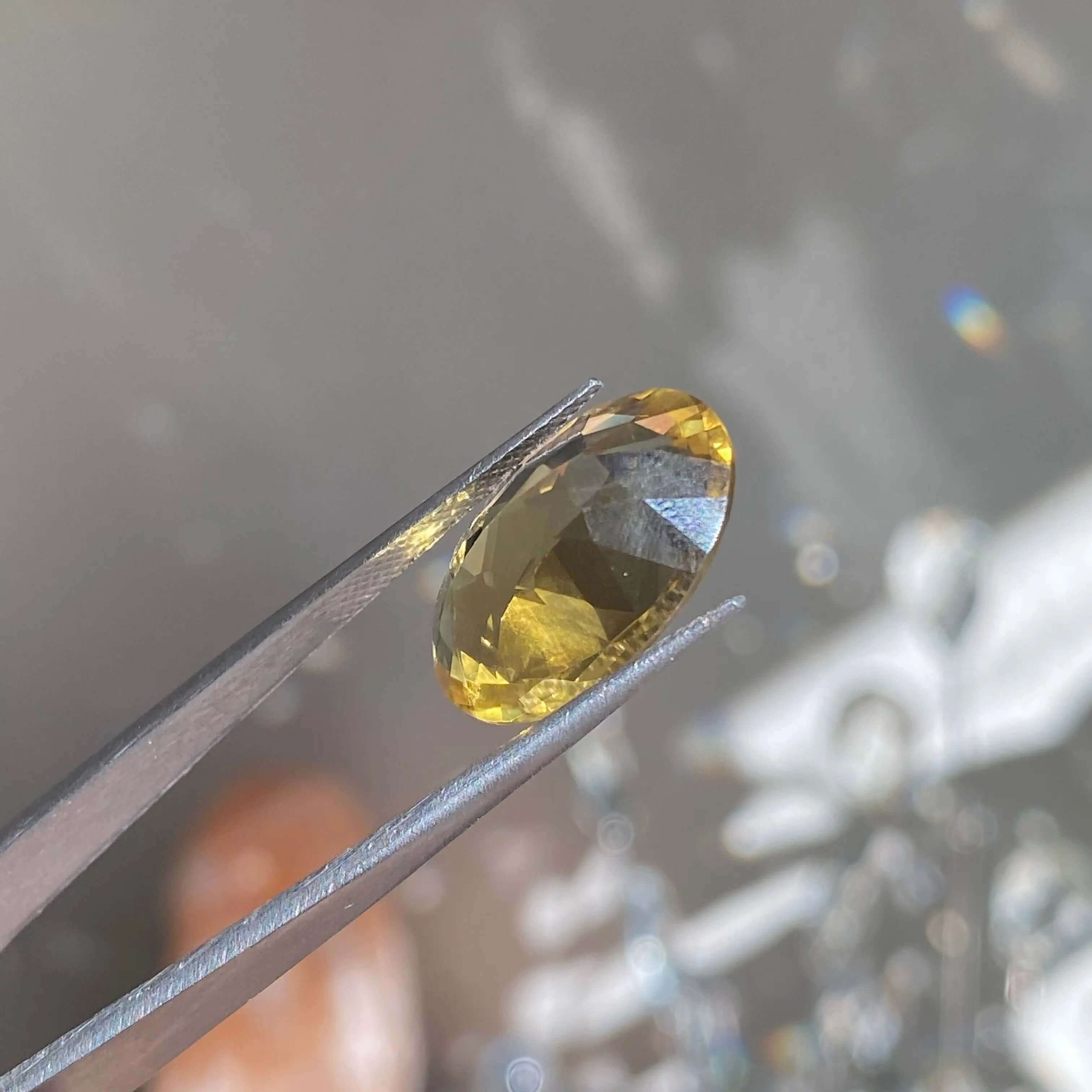 Faceted Natural Citrine for Wealth and Success | Stock A Mooncat Crystals