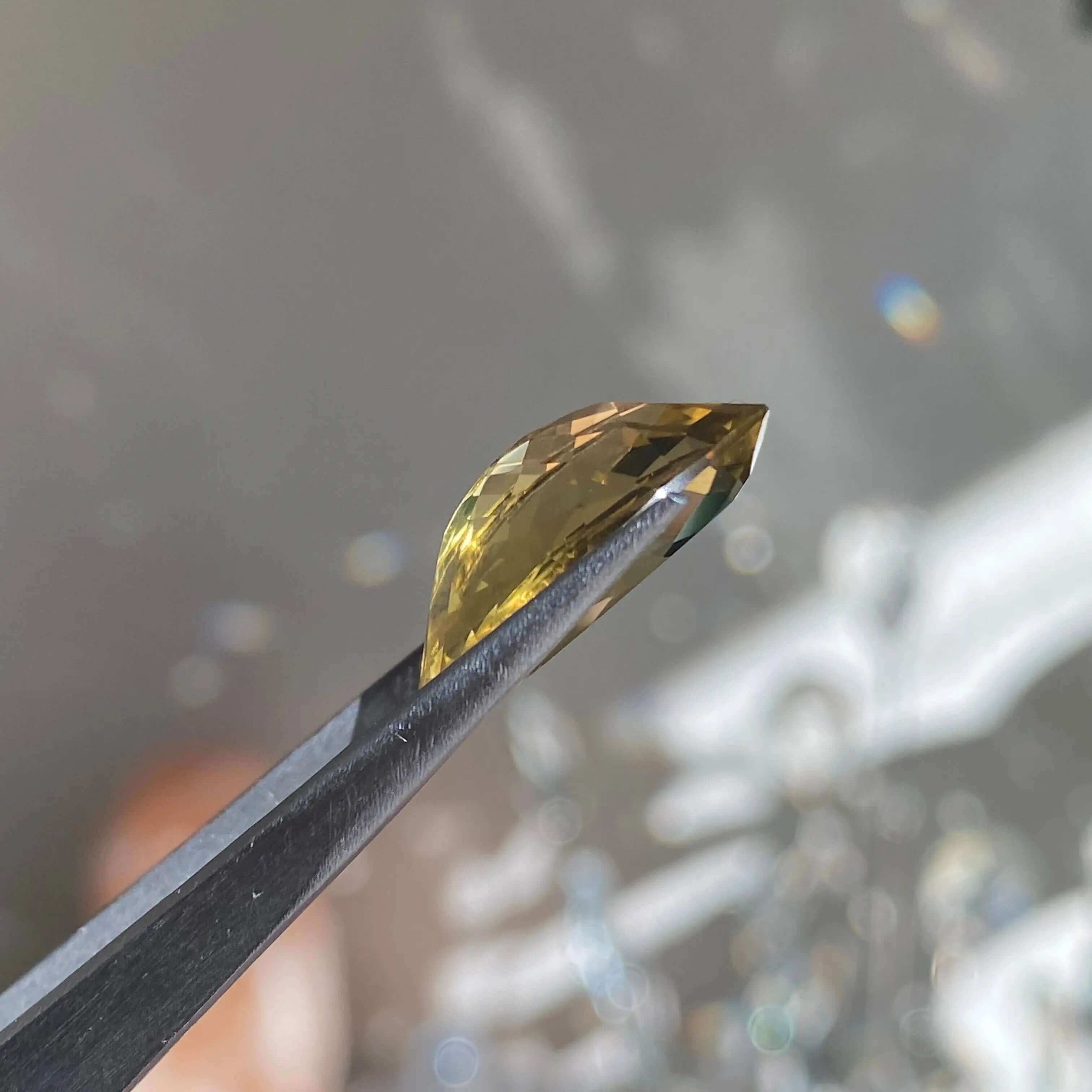 Faceted Natural Citrine for Wealth and Success | Stock A Mooncat Crystals