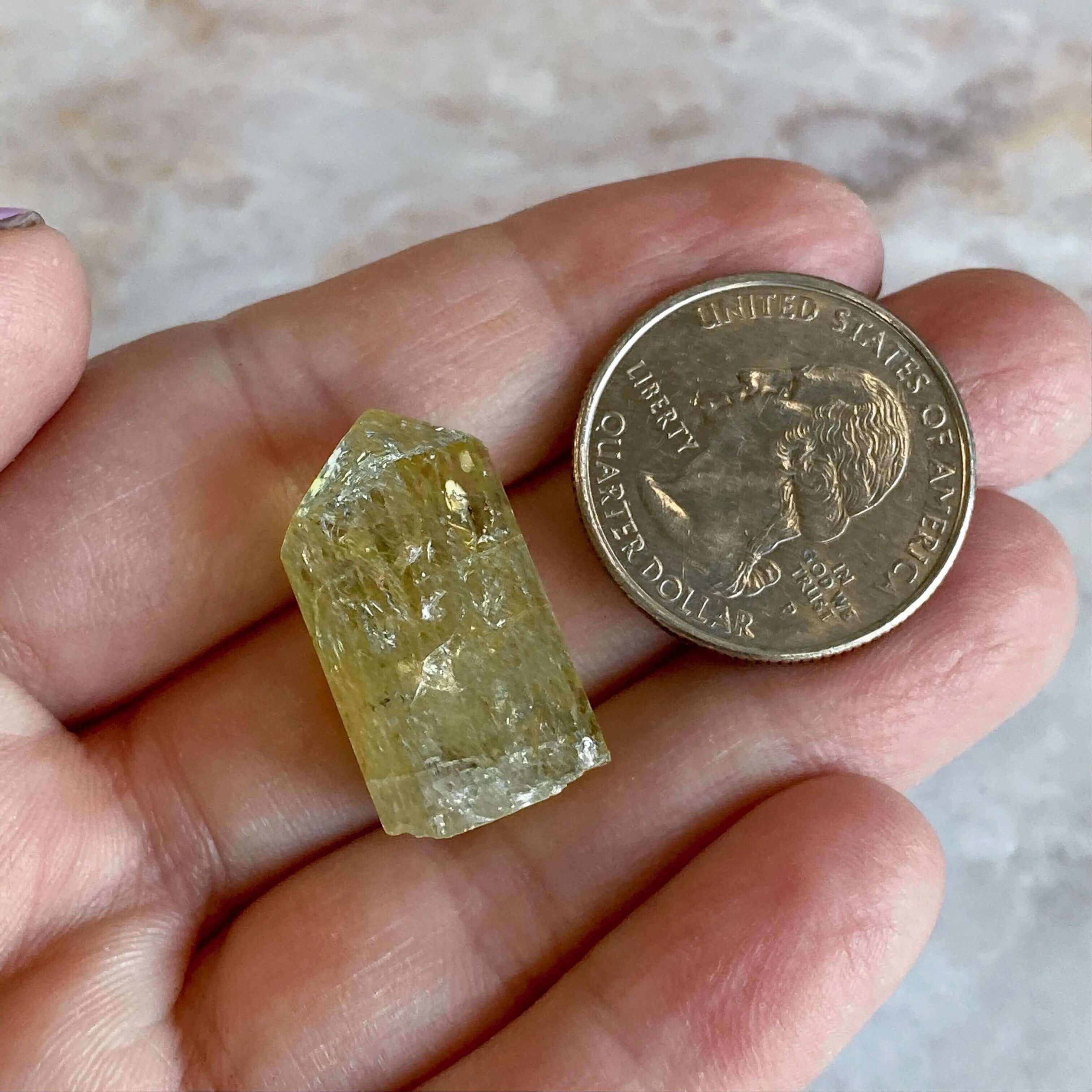 Golden (Yellow) Apatite | Stock J Mooncat Crystals