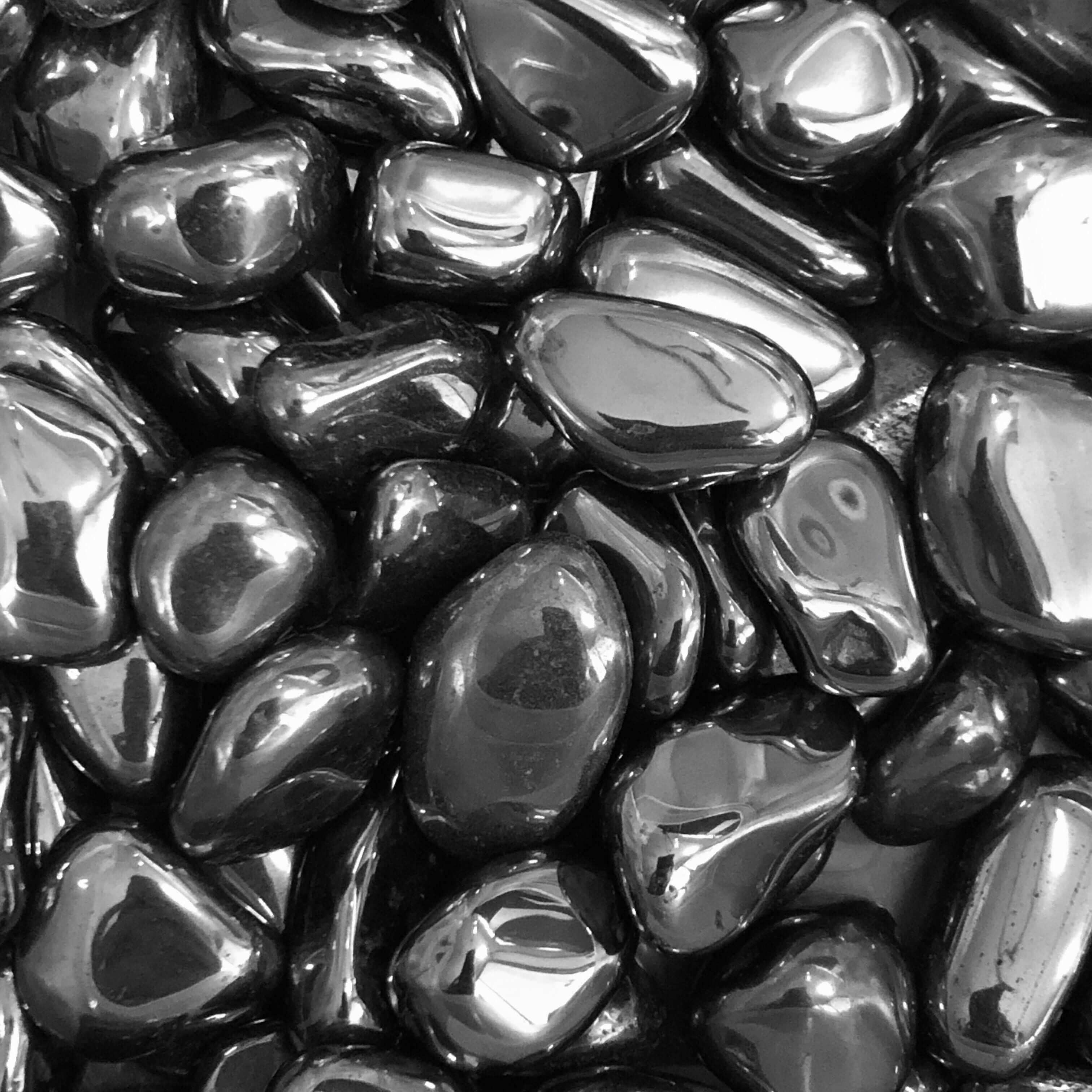 Hematite Tumbles | Set of 2 Mooncat Crystals