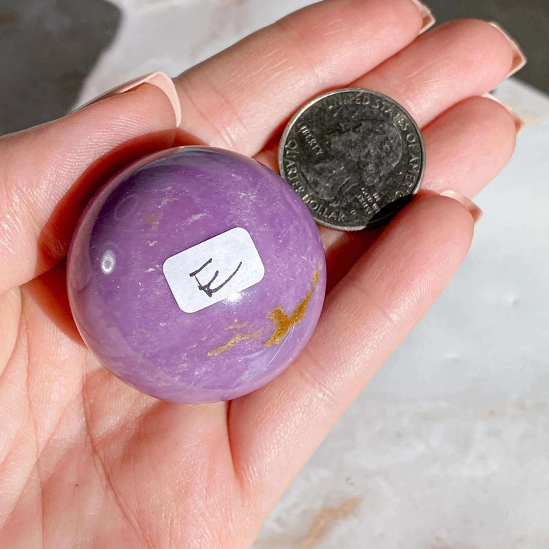 High Quality Phosphosiderite Sphere | E Mooncat Crystals