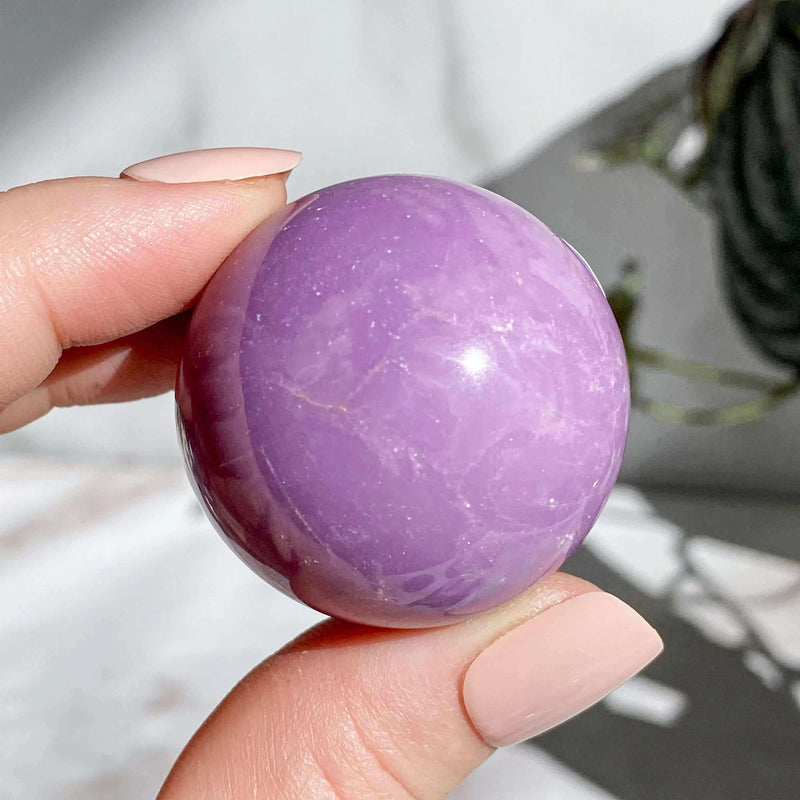 High Quality Phosphosiderite Sphere | E Mooncat Crystals