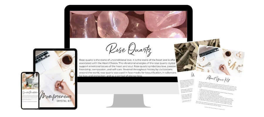 Mompreneur Crystal Kit + eBook Mooncat Crystals