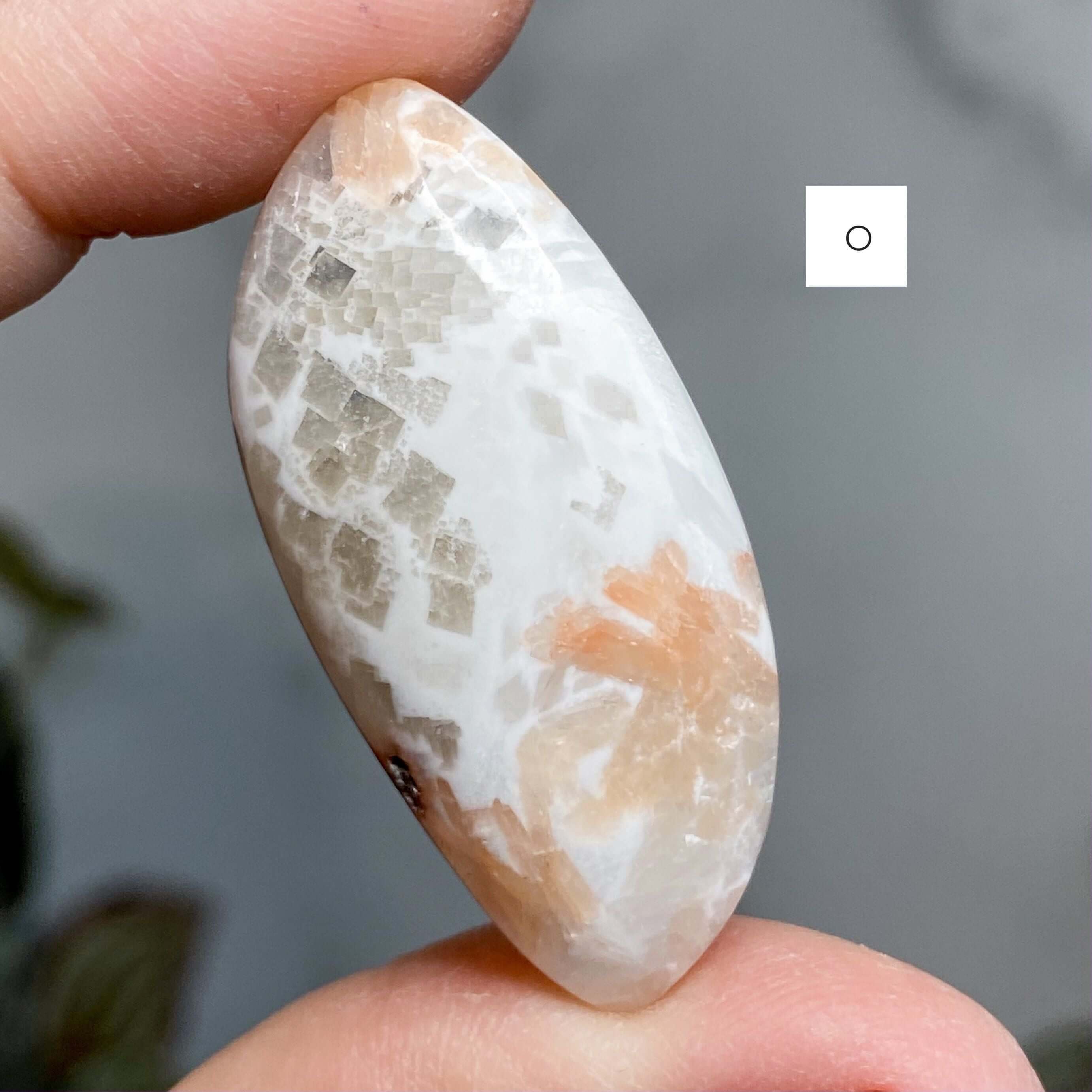 Peach Scolecite for Peace and Restoration | You Choose MNOPQ Mooncat Crystals