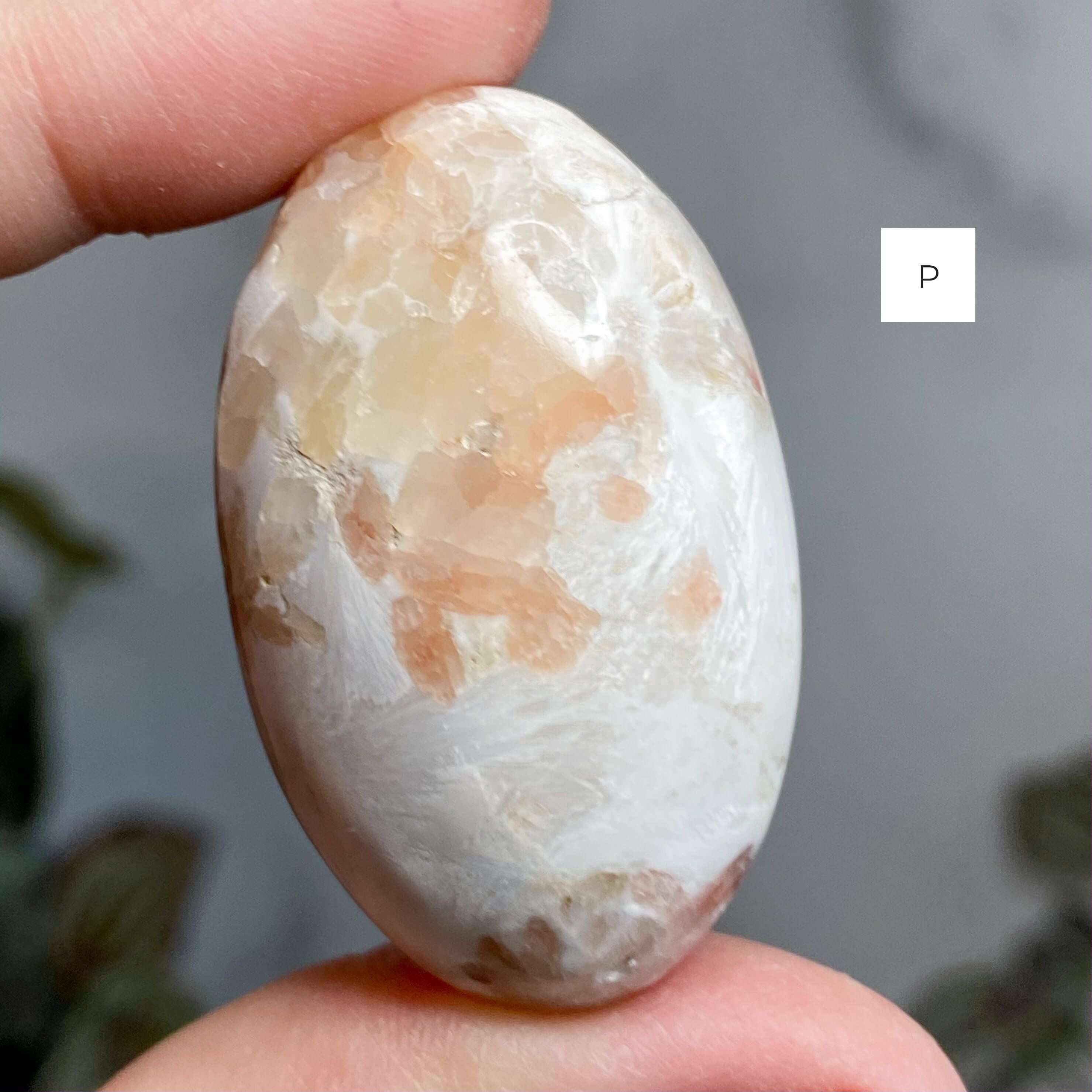 Peach Scolecite for Peace and Restoration | You Choose MNOPQ Mooncat Crystals