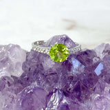 Peridot Ring | Choose Your Size Mooncat Crystals