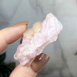 Pink Chalcedony Rose Mooncat Crystals