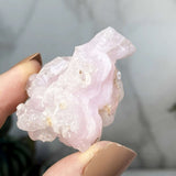 Pink Chalcedony Rose Mooncat Crystals