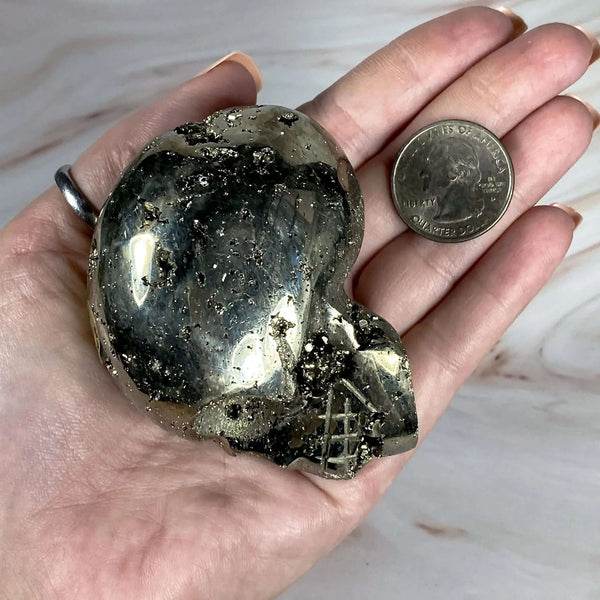 Pyrite Skull | Stock Mooncat Crystals