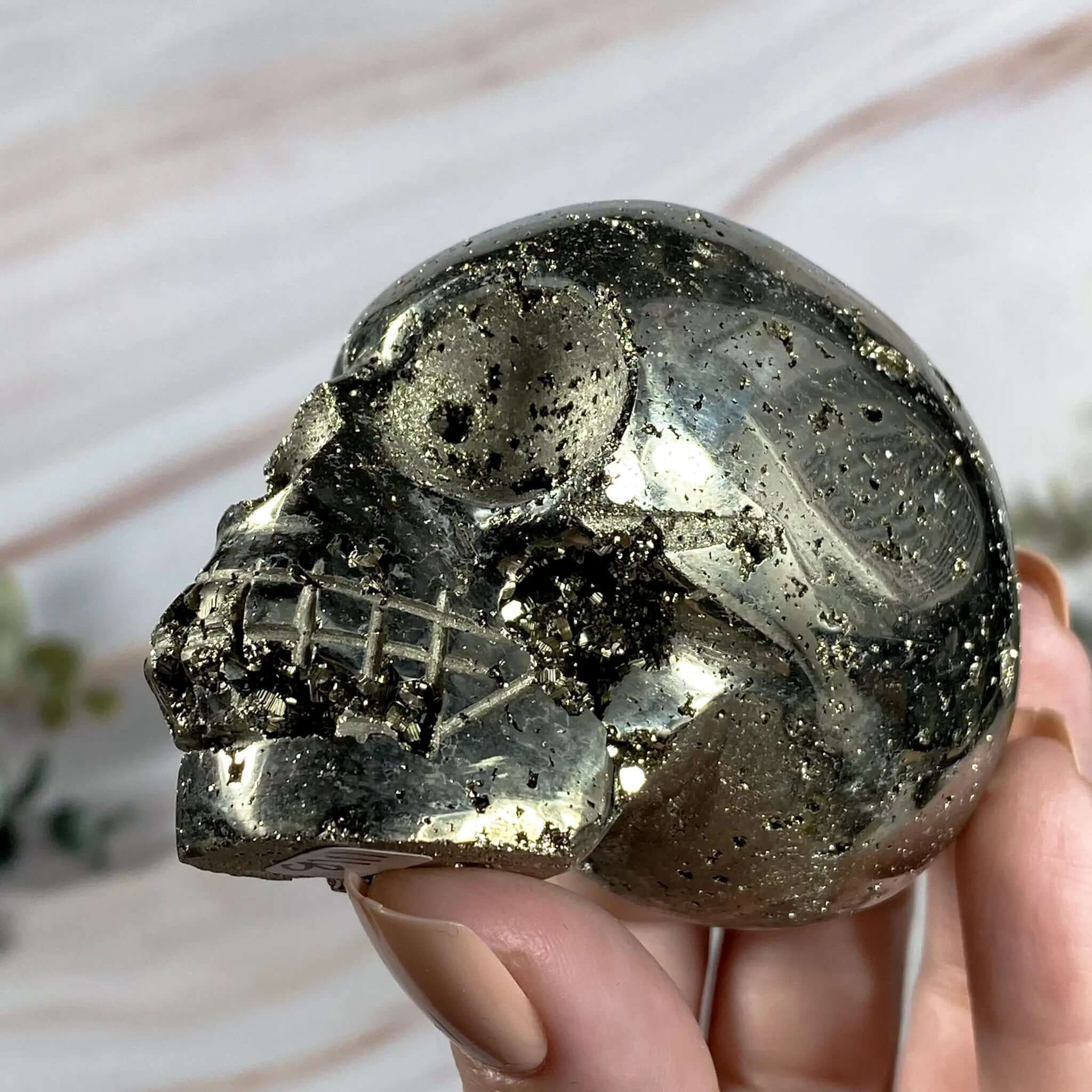 Pyrite Skull | Stock Mooncat Crystals