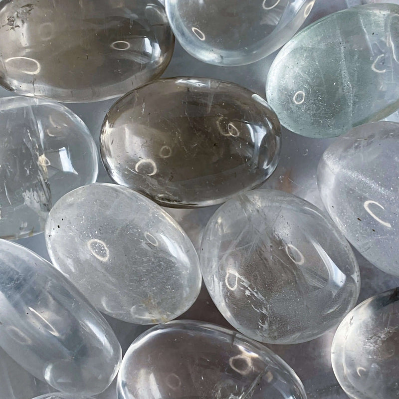 Quartz Palm Stone | You Choose Size Mooncat Crystals