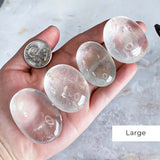Quartz Palm Stone | You Choose Size Mooncat Crystals