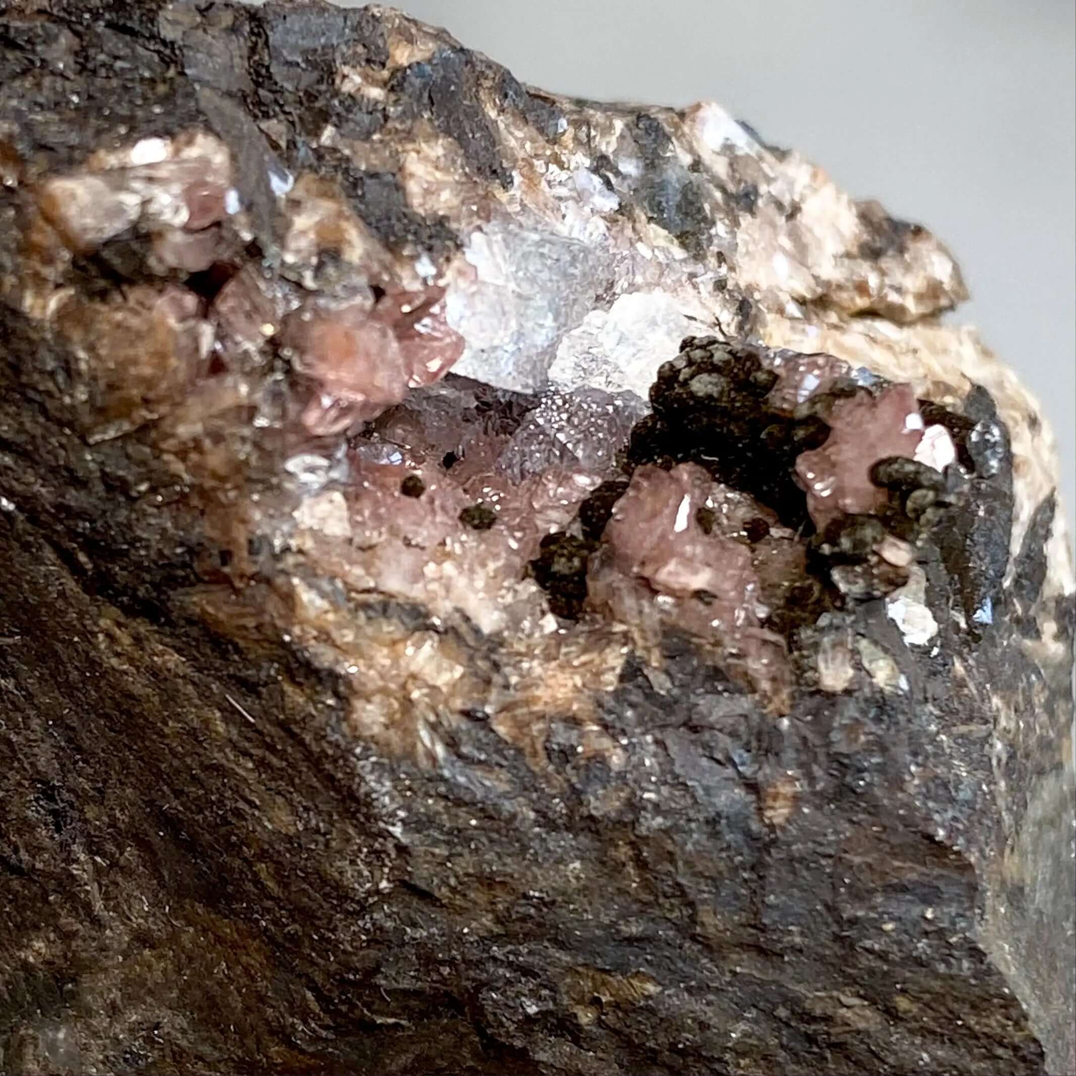 RARE Rhodocrosite in Matrix Specimen | Stock C Mooncat Crystals
