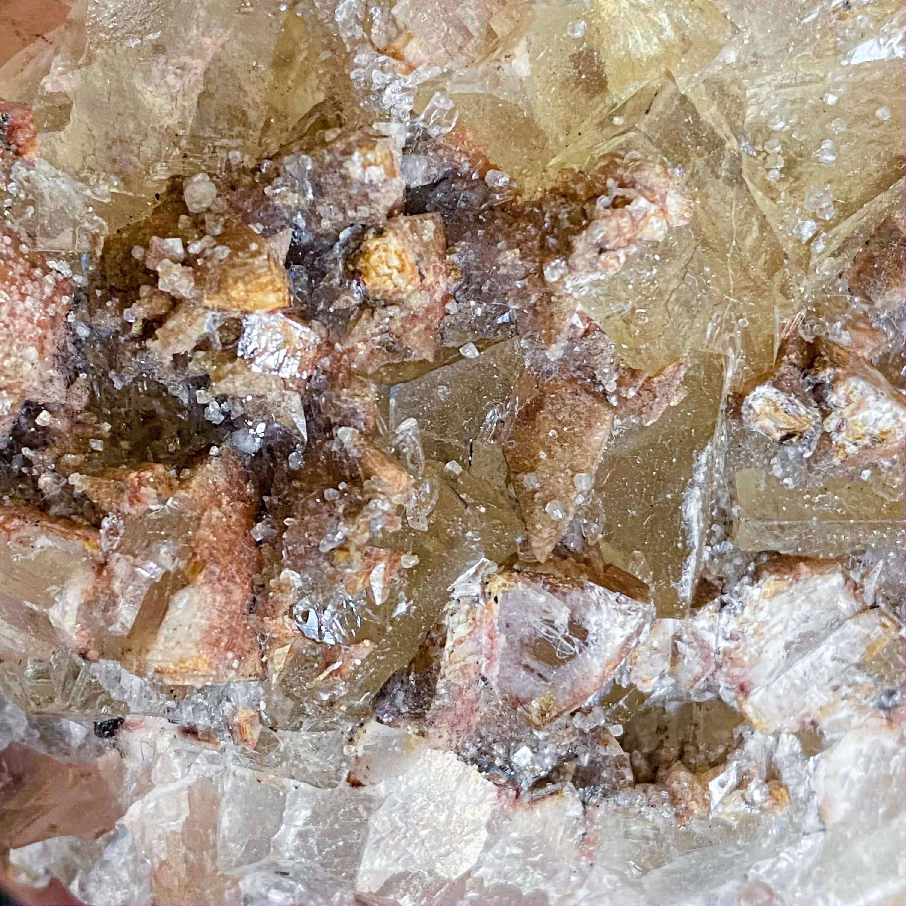 RARE Yellow Fluorite Specimen | Stock L Mooncat Crystals