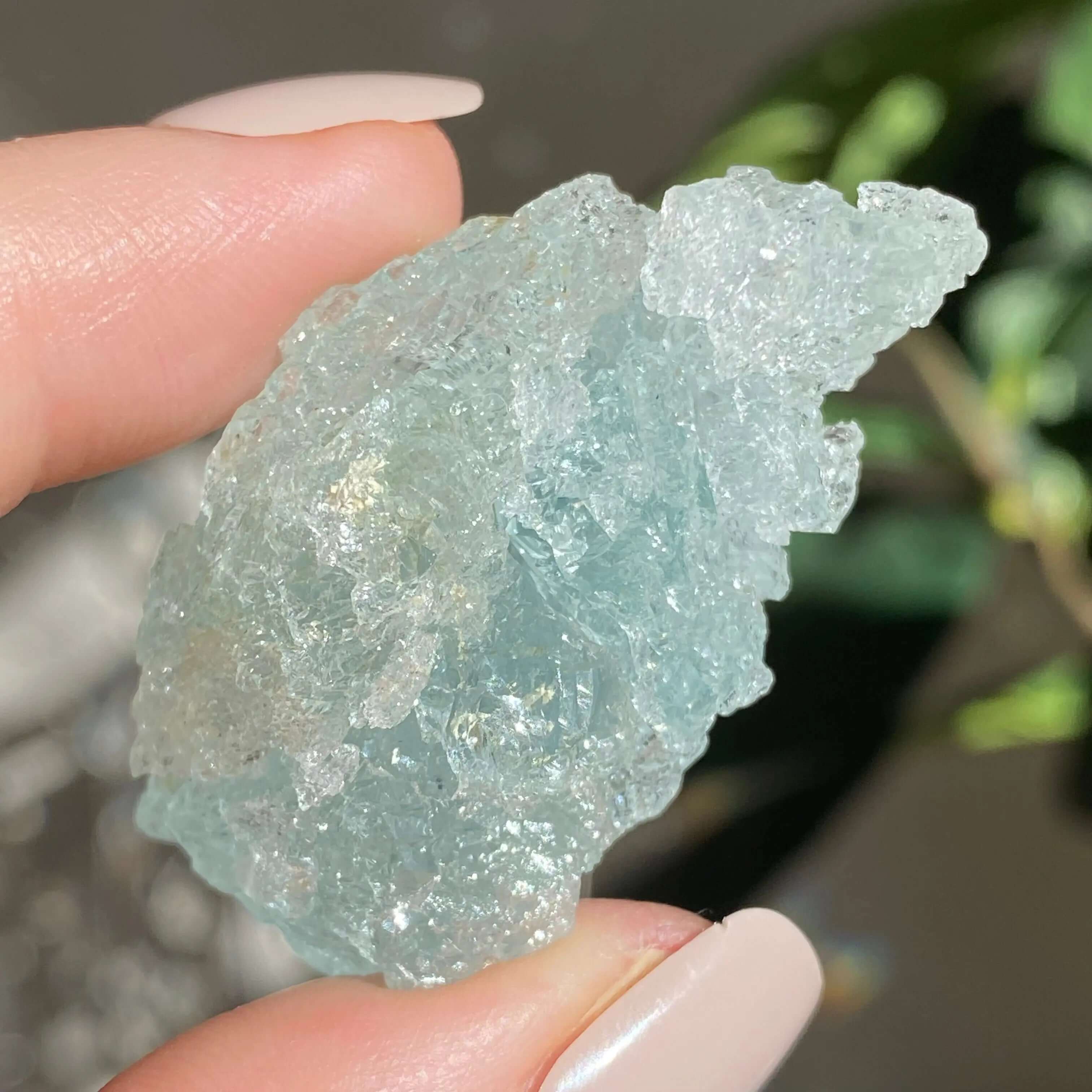 Rare Fully Etched Aquamarine | Stock A Mooncat Crystals